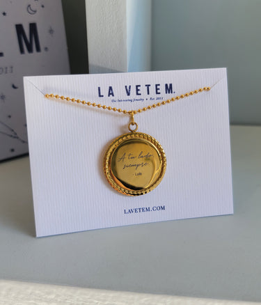 Antoinette - Collar Grabado Láser