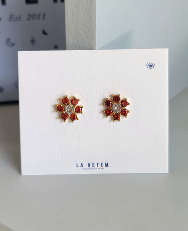 Aretes - Zinnia